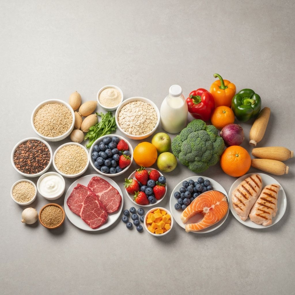 Variety of food groups